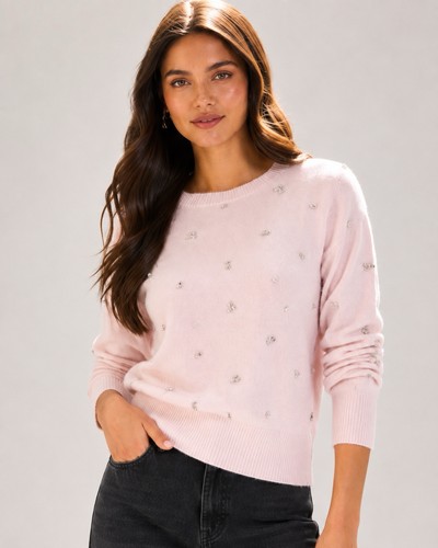 Frank lyman jewels crew neck - jewels,