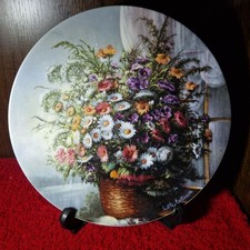 1991 Classic Rose Rosenthal Collande Limited Edition Floral Plate