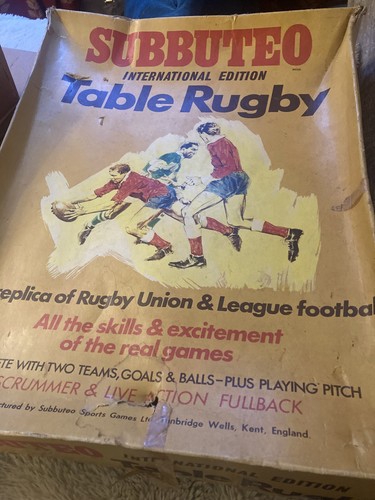 Subbuteo vintage table rugby - subbuteo,