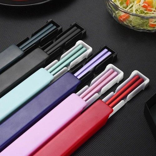 Portable chopstick storage box - chopstick,
