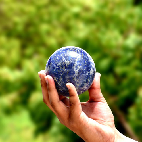 Blue lapis lazuli - 90, mm
