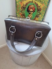 Dover USA Faux Leather Brown Doctor Style Bag Medium Size