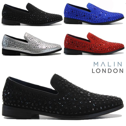 Mens formal rhinestone loafers - mens,