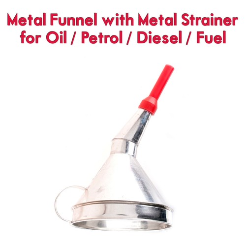Metal funnel with - funnel,