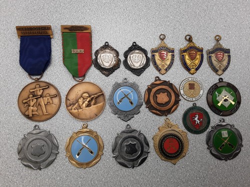 Vintage shooting medals - vintage, x