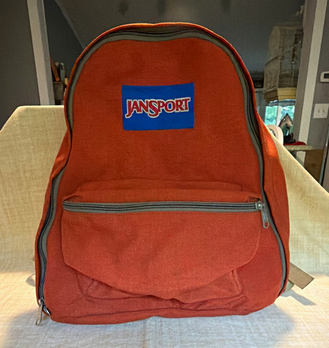 Jansport orange canvas - jansport,