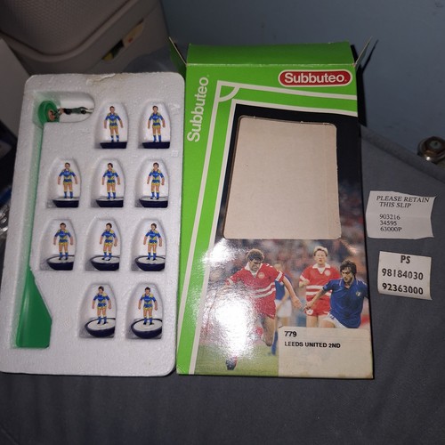 Subbuteo leeds utd - -, ref