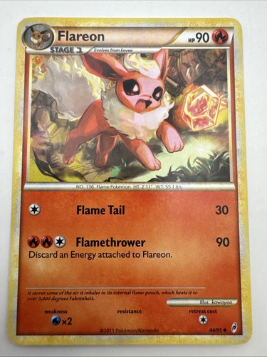 Pokemon flareon uncommon - flareon, 44/95