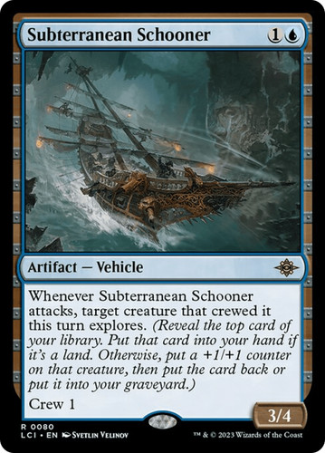 Subterranean schooner lci - subterranean,