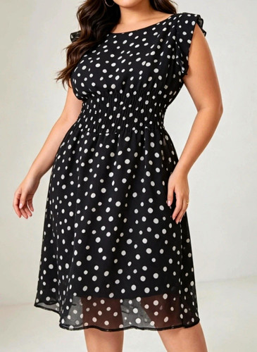 Quiz black white polka dot - &,