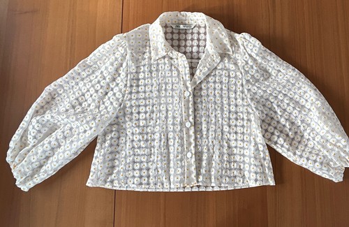 Zara women white yellow - women’s, xs