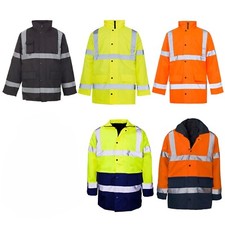Hi Viz Vis Parka Safety Jacket