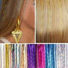 Hair Bands Long Hair Tinsel Sparkle Glitter Extensions Party Wedding