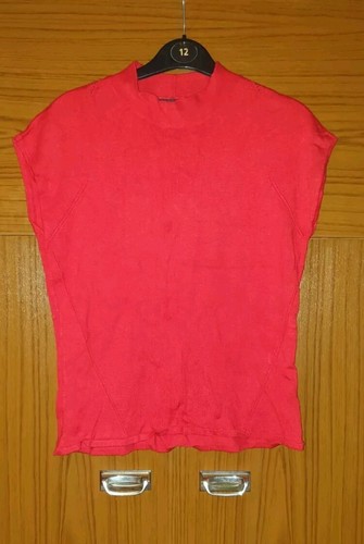 Ladies red short sleeve - m&s,
