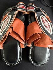 Handmade Camel Leather Sandals Traditional Arabian Footwear