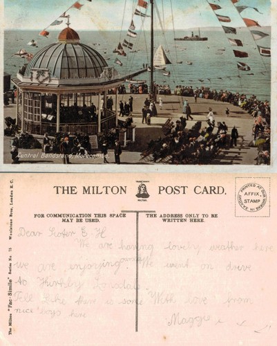 Vintage postcard morecambe - vintage,