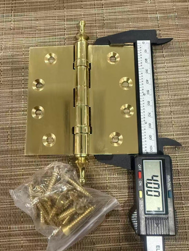 Polished solid brass - brass, door