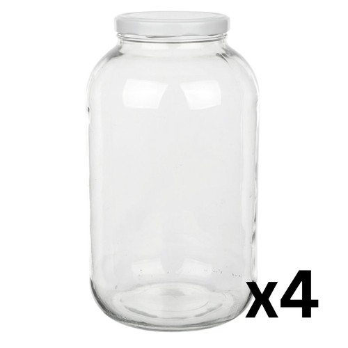25l glass jar with lid - glass,