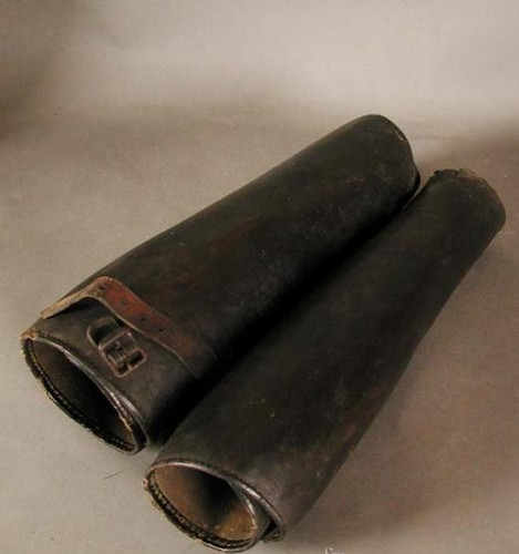 Wwii german leather leg - wwii,