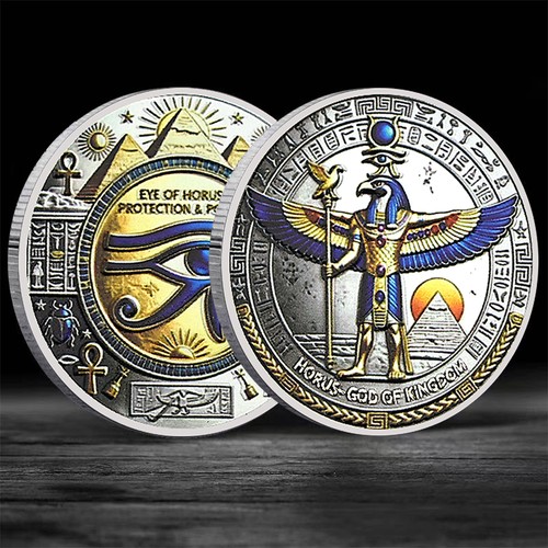 Ancient egypt horus coin - horus,