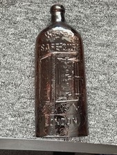 WARNERS Large  SAFE CURE BOTTLE,Deep Amber