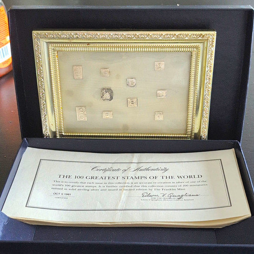 10pc franklin mint - mint, 100