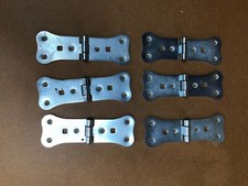 6 x galvanised Cortaba Strap Hinges 140mm x 50mm.