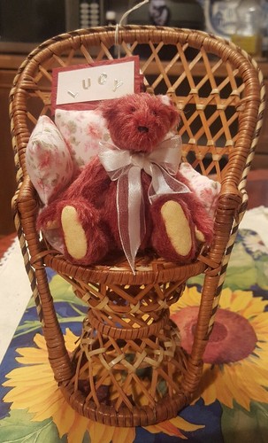 Handmade mohair miniature - miniature, bear