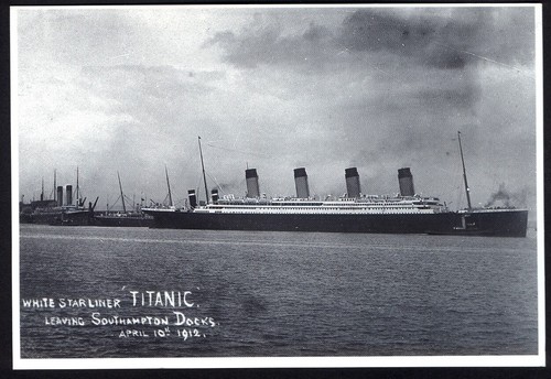 Modern postcard titanic - modern, postcard:
