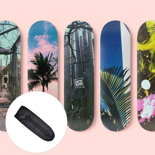Backpack skateboard bag black - skateboard,