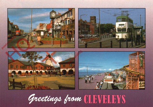 Picture postcard cleveleys - postcard,,