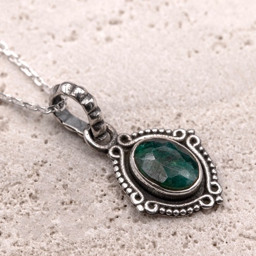 925 sterling silver emerald - 925,
