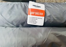 Milestone 2.8x2.8m Waterproof Steel Tarp Shelter with Poles