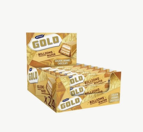 Mcvities gold wafer - mcvities, golden