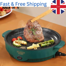 Electric MultiCooker Electric Frying Pan 220V Househould Barbecue Fried Steak UK