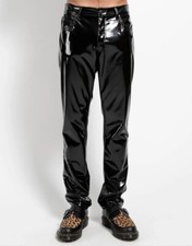 Men's  PVC Black Gothic Shiny