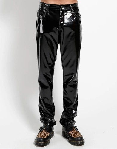 Men pvc black gothic - gothic, shiny