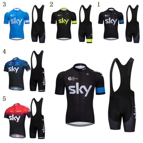 New men sky cycling jersey - sky,