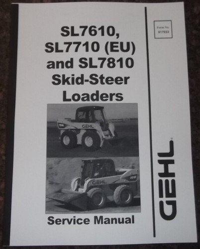 Gehl 7610 7710 - sl-7710, sl-7810