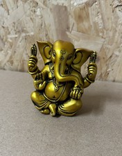 Golden Ganesha Buddha Statue Figurine Religious Deity