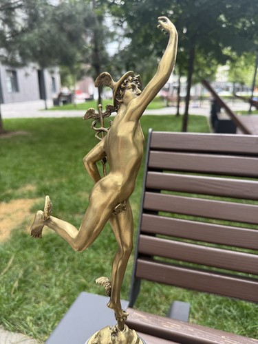 Bronze hermes statue - hermes,