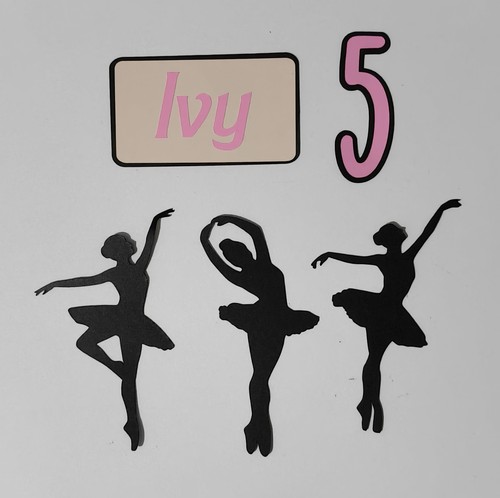 Ballerina dancer cake topper - dancer,