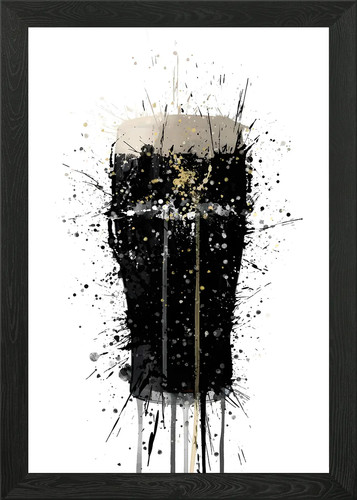 Guinness framed wall - framed, art
