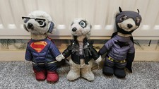 3 Meerkats Plush Toys