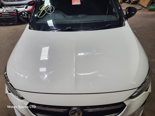 Vauxhall corsa bonnet white - f,