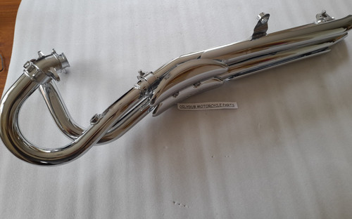 Triumph exhaust scrambler - triumph, 865