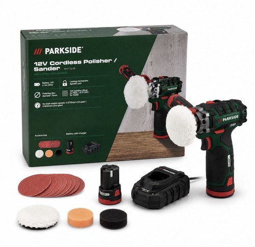 Parkside 12v cordless - 12v, polisher