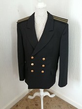 RUSSIAN SOVIET RED ARMY SUBMARINE SAILORS COAT SIZE MEDIUM EPAULETTES PATCH