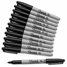 Sharpie black permanent marker - black,