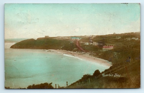 Postcard carbis bay 1916 - whs,
